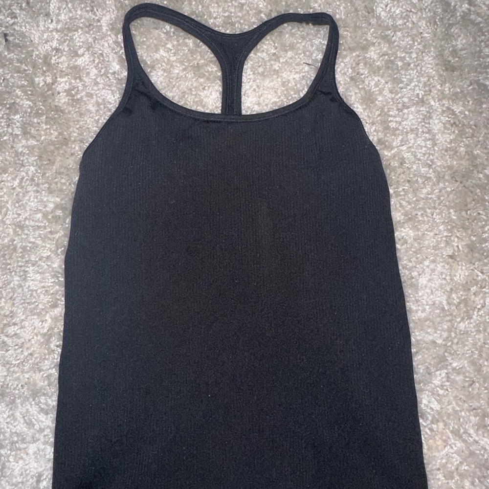 Black Racerback Tank Top